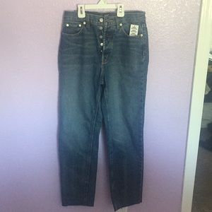 Slim Straight Mom Jeans